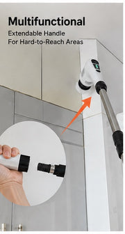 NEXORAX Premium Electric Spin Scrubber (7-in-1 Cordless)