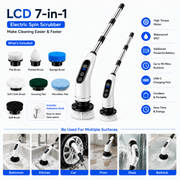 NEXORAX Premium Electric Spin Scrubber (7-in-1 Cordless)