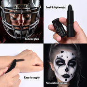 Black Matte Lipstick and Face Body Paint Stick – Long-Lasting Waterproof Halloween, Cosplay and Joker Makeup