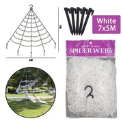 Giant Black Spider Halloween Decoration with Web – Indoor & Outdoor Haunted House Prop