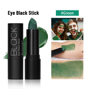 Black Matte Lipstick and Face Body Paint Stick – Long-Lasting Waterproof Halloween, Cosplay and Joker Makeup