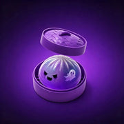 Glitter Halloween Ghost Dumpling Squishy – Soft Slow-Rising Stress Relief Toy