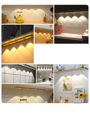 NEXORAX Rechargeable Motion Sensor LED Cabinet Light – Wireless Under Cabinet Night Light