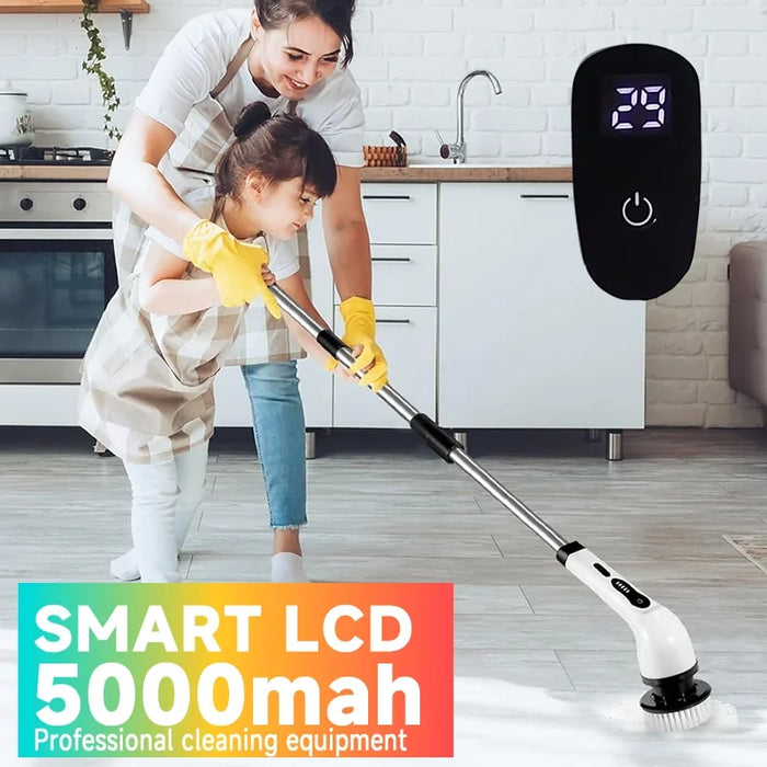 Electric Spin Scrubber 7 in 1 Cordless Cleaning Brush