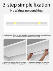 NEXORAX Rechargeable Motion Sensor LED Cabinet Light – Wireless Under Cabinet Night Light