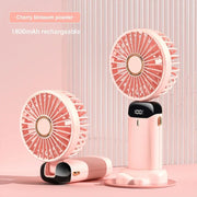 NEXORAX Portable Mini Fan – 5-Speed Rechargeable Handheld & Neck Fan