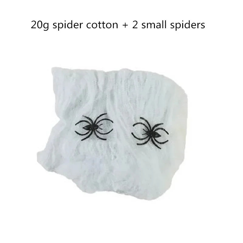 Giant Black Spider Halloween Decoration with Web – Indoor & Outdoor Haunted House Prop