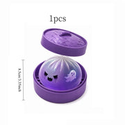 Glitter Halloween Ghost Dumpling Squishy – Soft Slow-Rising Stress Relief Toy
