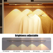 NEXORAX Rechargeable Motion Sensor LED Cabinet Light – Wireless Under Cabinet Night Light