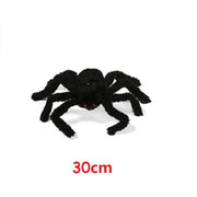Giant Black Spider Halloween Decoration with Web – Indoor & Outdoor Haunted House Prop