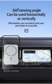 NEXORAX Magnetic Wireless Car Phone Holder – Strong Magnetic Air Vent Mount