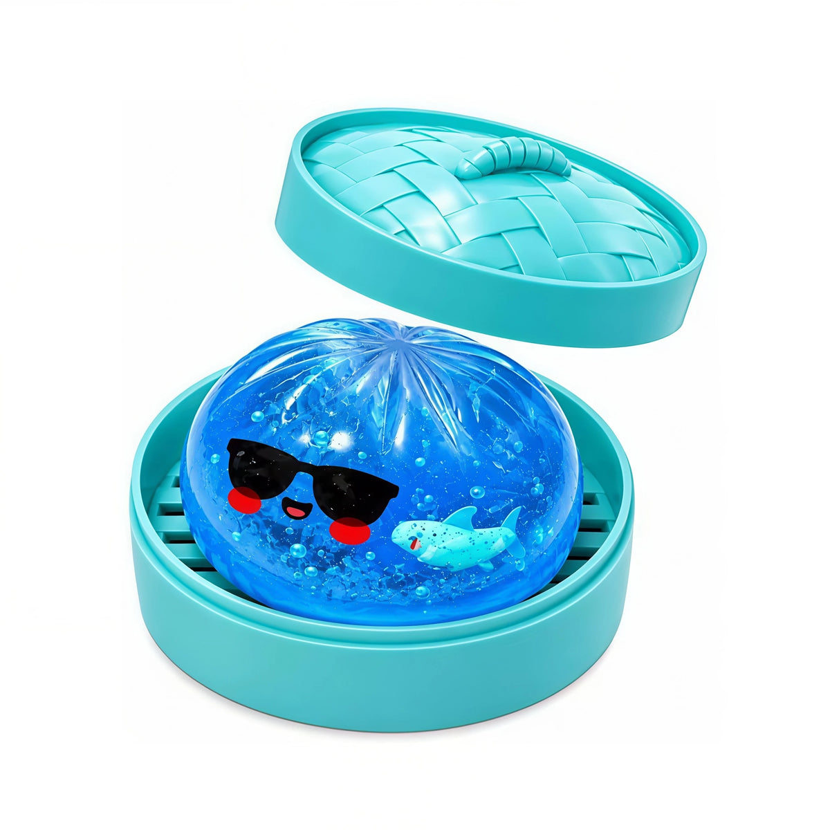 Halloween Ghost Shark Dumpling Squishy – Soft Slow-Rebound Stress Relief Toy, Cute Relaxation Gift