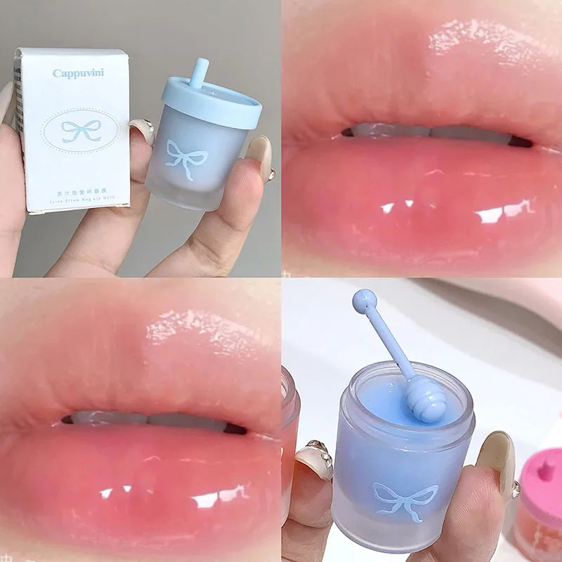 Cappuvini Fruit Juice Lip Mask – Moisturizing Lip Balm for Day & Night, Hydrating Dry & Chapped Lips