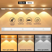 NEXORAX Rechargeable Motion Sensor LED Cabinet Light – Wireless Under Cabinet Night Light