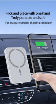 NEXORAX Magnetic Wireless Car Phone Holder – Strong Magnetic Air Vent Mount