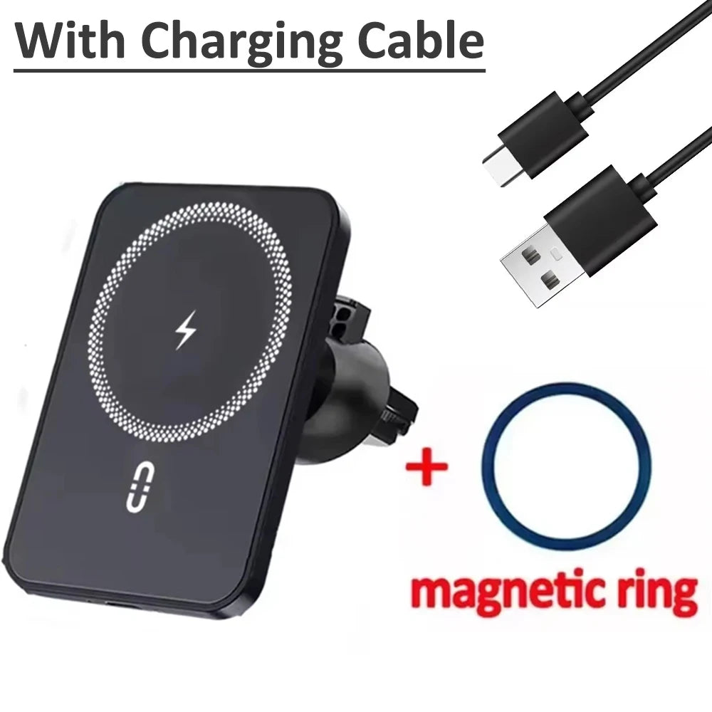 NEXORAX Magnetic Wireless Car Phone Holder – Strong Magnetic Air Vent Mount