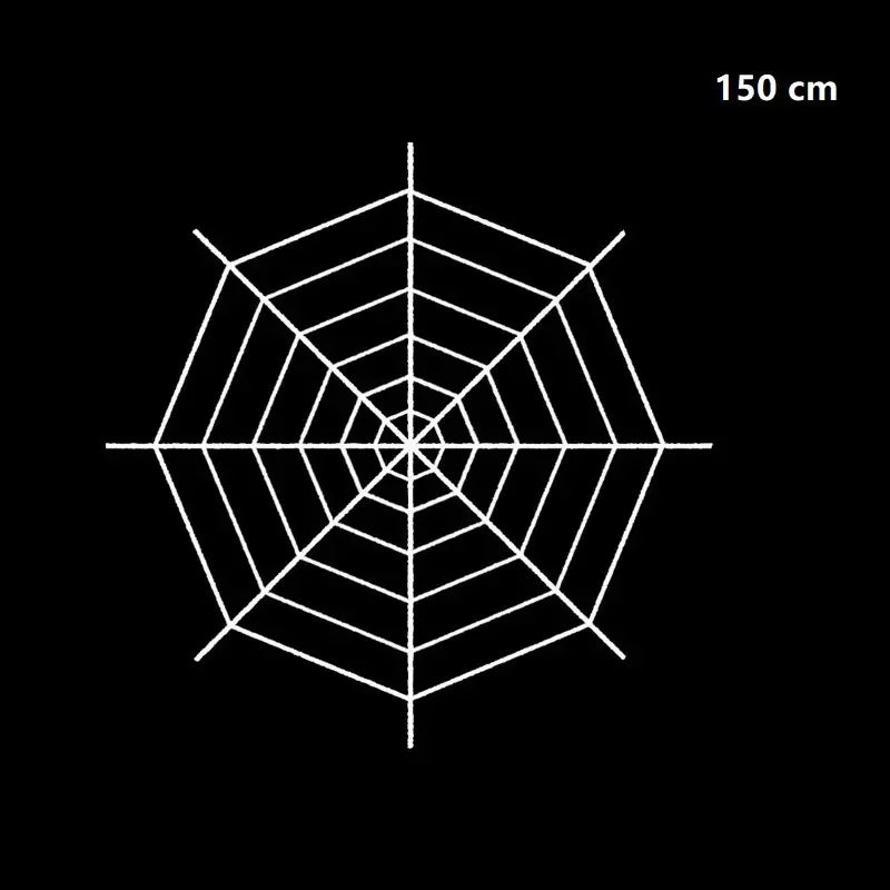 Giant Black Spider Halloween Decoration with Web – Indoor & Outdoor Haunted House Prop