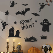 Halloween Non-Woven Wall Stickers Set Carnival Night Background Wall Party Decoration Atmosphere Props