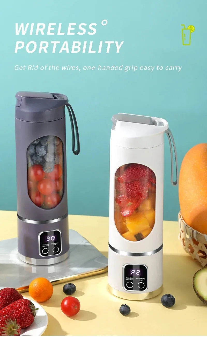 NEXORAX Portable Fruit Juicer Blender