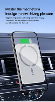 NEXORAX Magnetic Wireless Car Phone Holder – Strong Magnetic Air Vent Mount