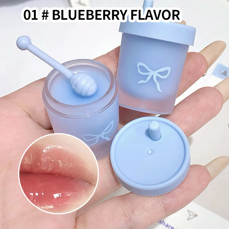 Cappuvini Fruit Juice Lip Mask – Moisturizing Lip Balm for Day & Night, Hydrating Dry & Chapped Lips